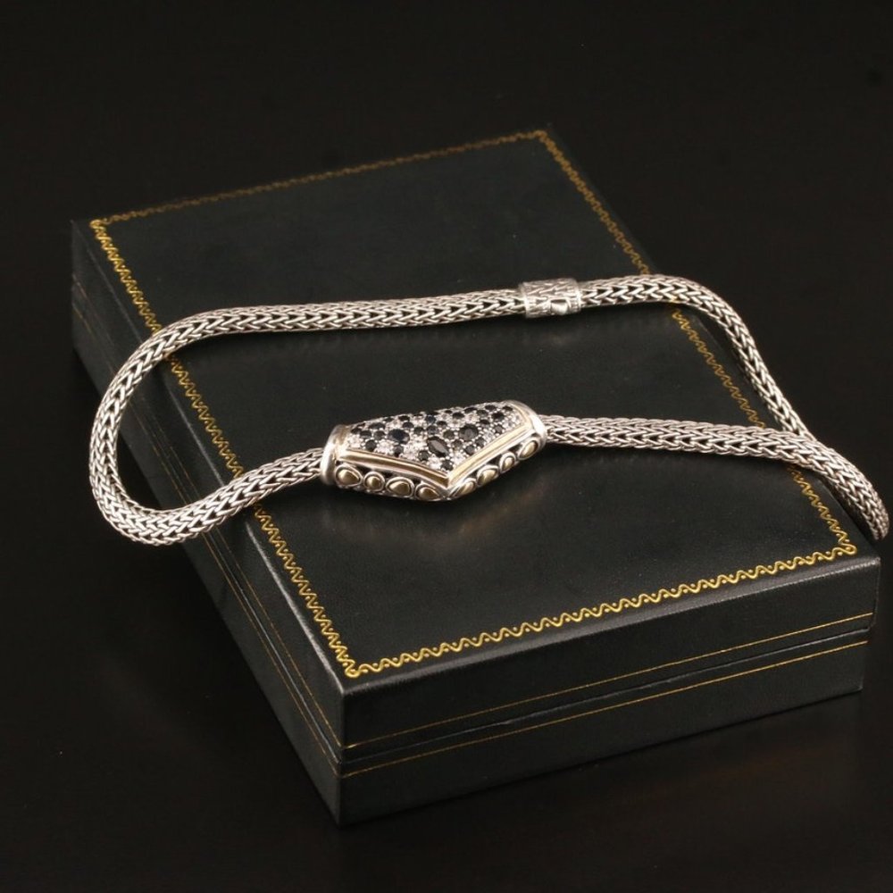 John Hardy 925 Silver Chain & Slide